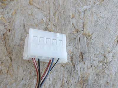 Mercedes White 10 Pole 5 Wire Connector 03954563285